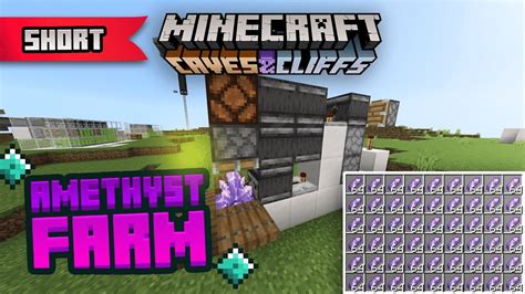 The EASIEST Amethyst Farm 1.17 Minecraft Bedrock || ( PE, PS4, Xbox ...