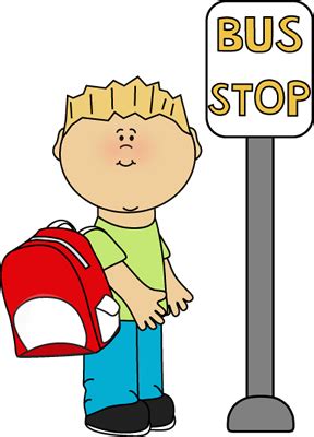 School Bus Stop Clip Art