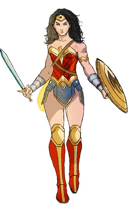 Wonder Woman Cartoon Clipart | Free download on ClipArtMag