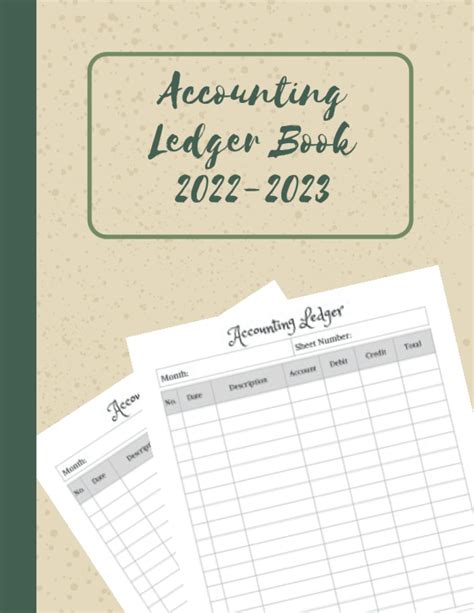 Buy Accounting Ledger Book 2022-2023: General Business Ledger Checking ...