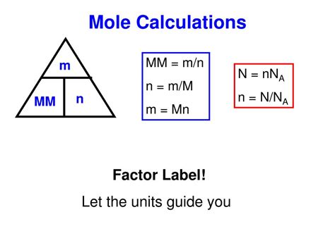 PPT - Mole Calculations PowerPoint Presentation, free download - ID:6623935