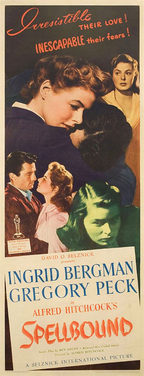 Spellbound Original 1945 U.S. Insert Movie Poster - Posteritati Movie ...