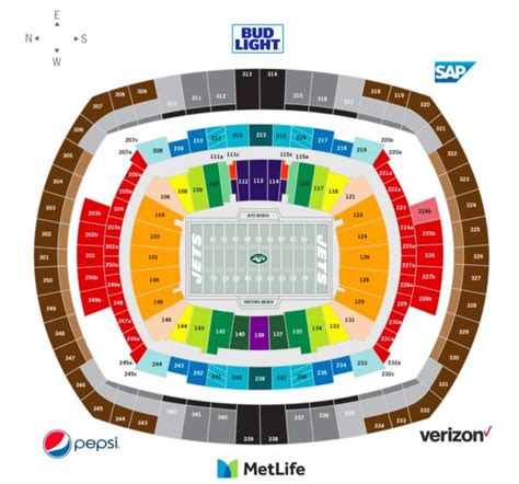 Metlife Stadium Interactive Seating Map | Brokeasshome.com