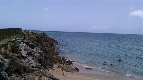 Aguada beach in Puerto Rico