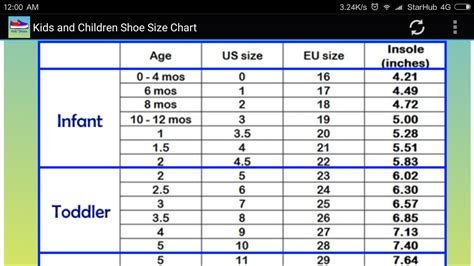 Kids Shoes Sizes – Kids Matttroy