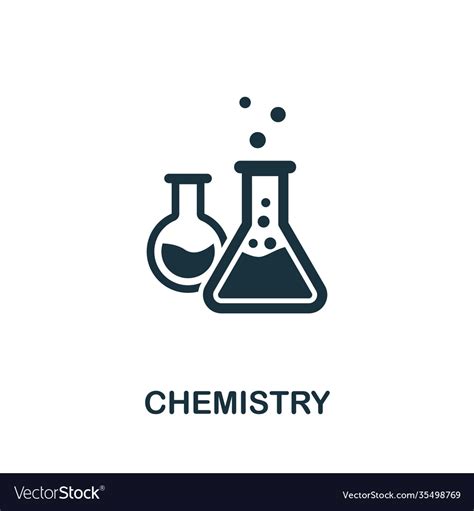 Chemistry icon symbol creative sign from Vector Image