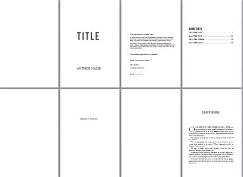 How To Make A Book Template In Microsoft Word - Free Word Template