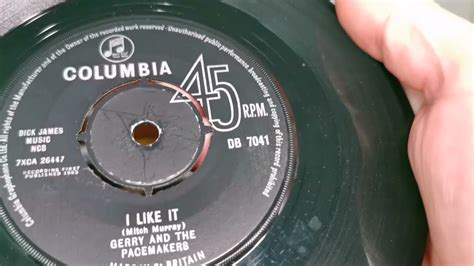 I Like It ~ Gerry & The Pacemakers ~ 1963 Columbia 45rpm Vinyl Single ...