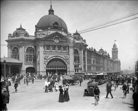 1900's Flinders Street Station Melb Melbourne Victoria, Victoria ...