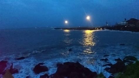 Sea Port GOA Mormugao night view - YouTube