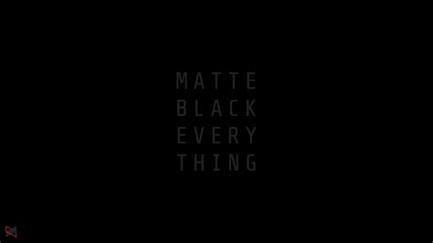 Matte Black Everything MKBHD Wallpaper,HD Typography Wallpapers,4k ...