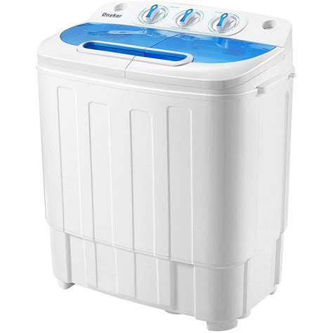 Erommy Compact Twin Tub Mini Portable Washing Machine and Dryer 16.5 ...