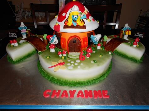 smurf cake | Cake, Amazing cakes, Cute cakes