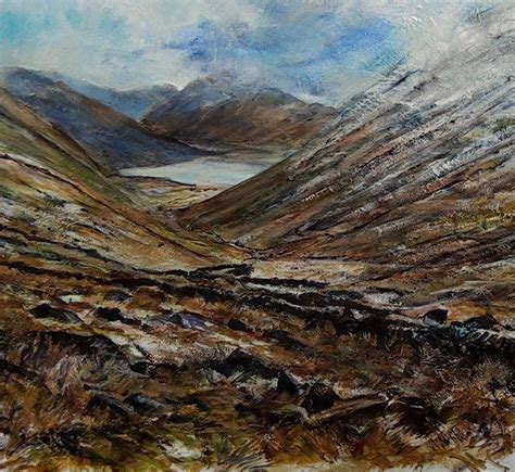 This expressive moorland landscape was painted by Robert Dutton on a ...