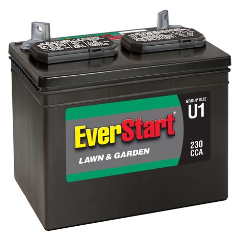 EverStart Lead Acid Lawn & Garden Battery, Group Size U1 (12 Volt/230 ...