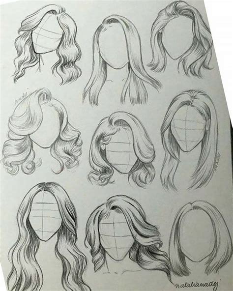 30 Girl Hair Drawing Ideas and References - Beautiful Dawn Designs ...