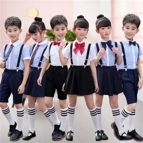 17Style Children Japanese Fashion School Uniform for Girls Summer Choir ...