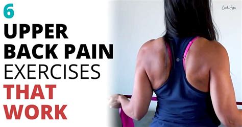 Upper Back Pain: 10 Best Exercises and Stretches (PDF included) - Coach ...