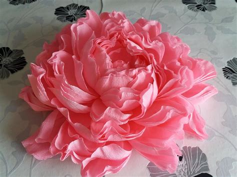 Giant Crepe Paper Peony/Large crepe paper flowers/Wedding decoration ...