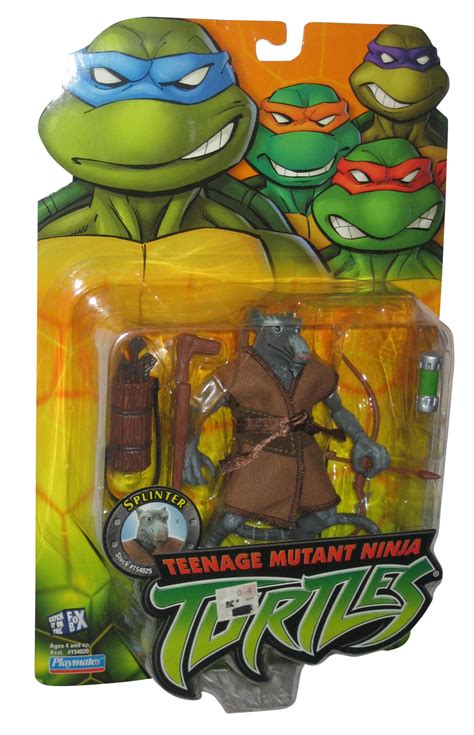 Teenage Mutant Ninja Turtles TMNT Splinter (2002) Action Figure ...