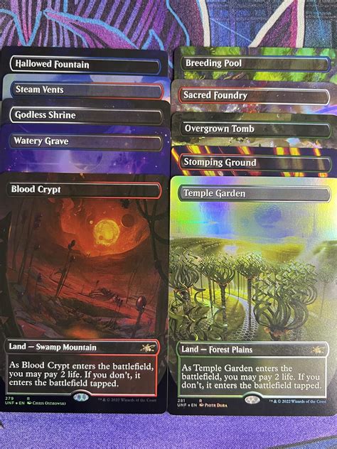 Unfinity Shock Lands Foil Bundle – Bootleg Mage