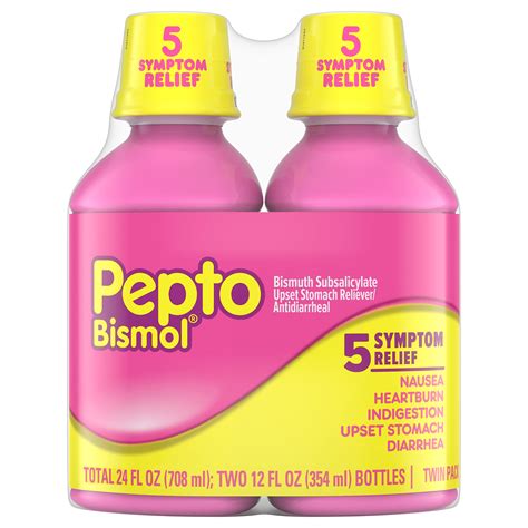 Buy Pepto Bismol Liquid for , Heartburn, Indigestion, Upset Stomach ...