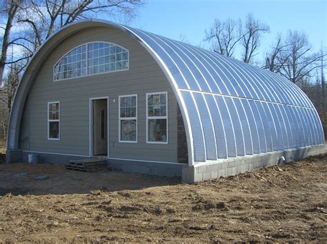 Steel Master Arched home | Quonset homes, Quonset hut homes, Quonset hut