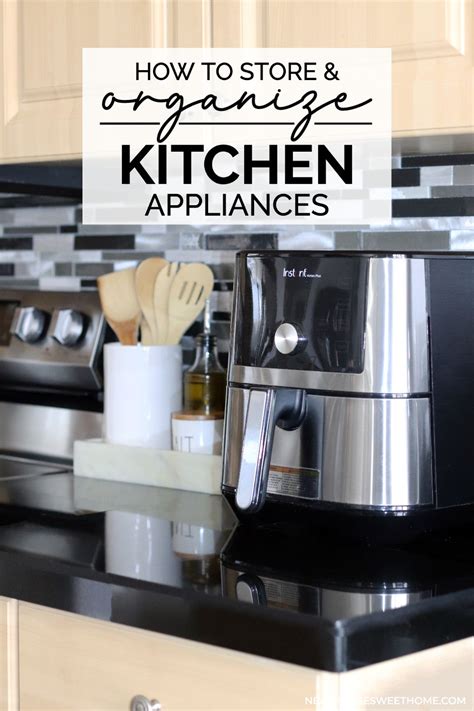 Smart Ways to Store Your Kitchen Appliances | Kitchen counter ...