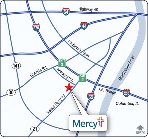 Mercy Hospital St Louis Campus Map – Interactive Map