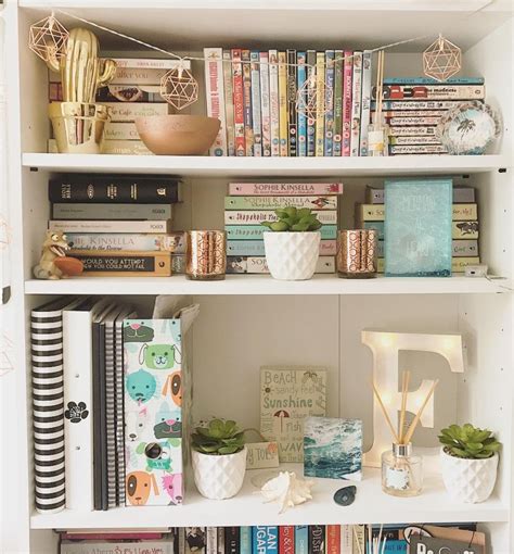 Bookcase Aesthetic with Fairy Lights