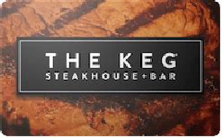 Buy The Keg Steakhouse Gift Card at Discount