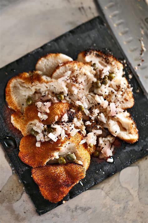 The Chubby Vegetarian: Roasted Lion's Mane Mushrooms with Champagne and ...