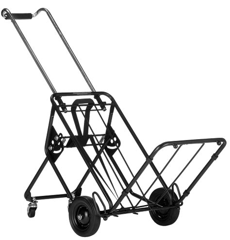 Folding Luggage Cart with Rear Kickout Wheels-Handtrucks2go.com