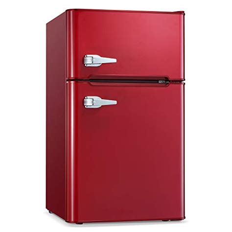 Antarctic Star Compact Mini Refrigerator Separate Freezer, Small Fridge ...