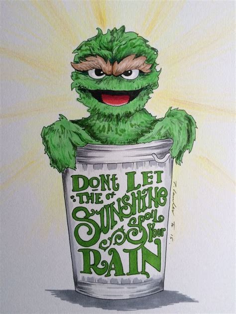 Oscar the Grouch drawing Sesame Street by billyboyuk.deviantart.com on ...