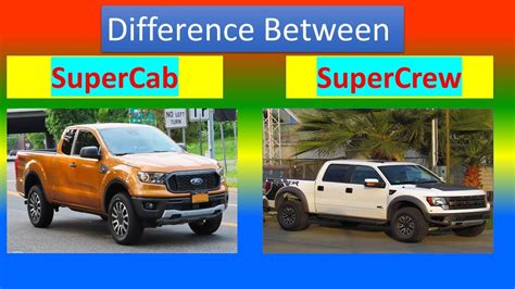 Difference between SuperCab and SuperCrew - YouTube