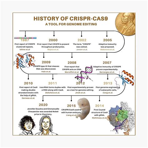 "HISTORY OF CRISPR-CAS9: A tool for genome editing" Photographic Print ...