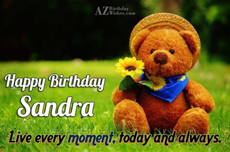 Happy Birthday Sandra - AZBirthdayWishes.com