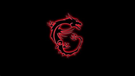 dragon illustration #red #game #black #dragon #gaming #MSI red dragon ...