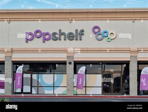 Houston, Texas USA 07-04-2023: Popshelf business exterior storefront in ...