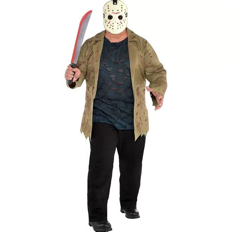 Adult Jason Voorhees Costume Plus Size - Friday the 13th | Party City