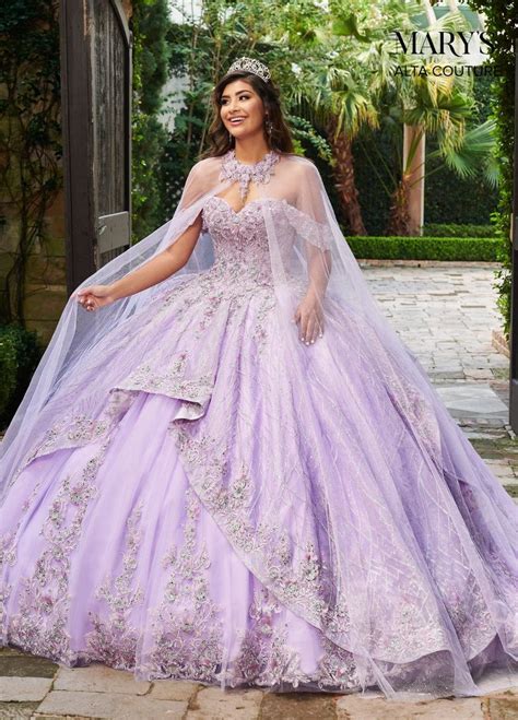 Cape Quinceanera Dress by Alta Couture MQ3061 in 2021 | Quince dresses ...