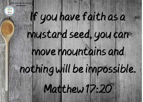 Have Faith as a Mustard Seed | Bible Fun For Kids