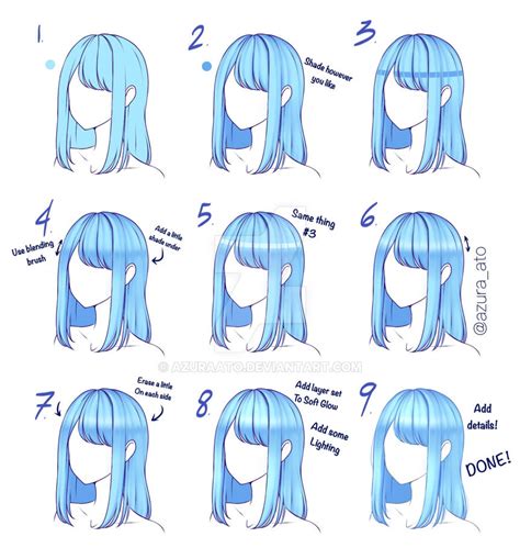 Hair Coloring Tutorial by AzuraAto on DeviantArt