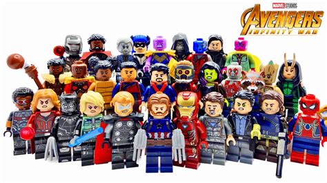 LEGO Avengers Infinity War How To Build / Upgrade All Main Characters ...