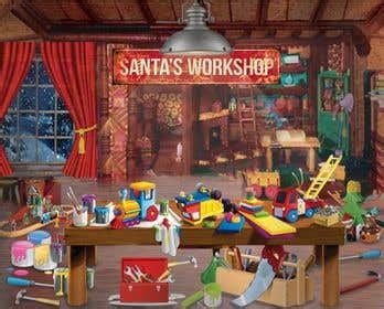 Entry #21 by pinky2017 for Santas Workshop Photography Backdrop ...