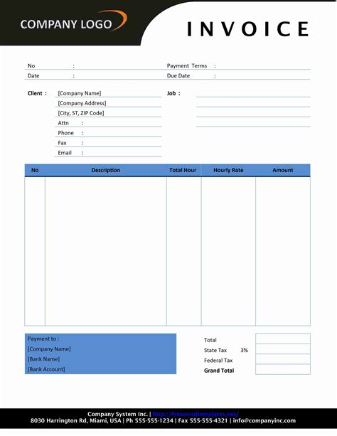 Google Docs Invoices | Invoice Template Ideas