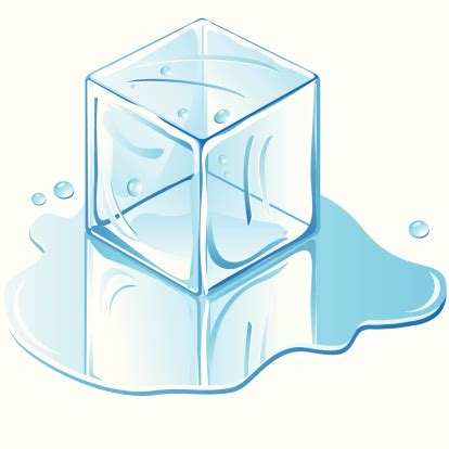 Animation Of A Melting Ice Cube Stock Illustration - Download Image Now ...