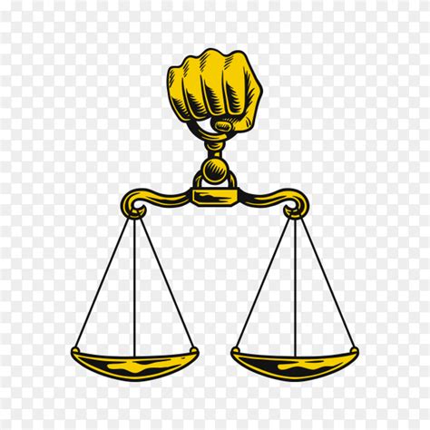 Illustration of justice scale logo and symbol on transparent background ...