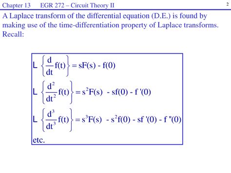 SOLUTION: Solving Differential Equations using Laplace Transforms ...